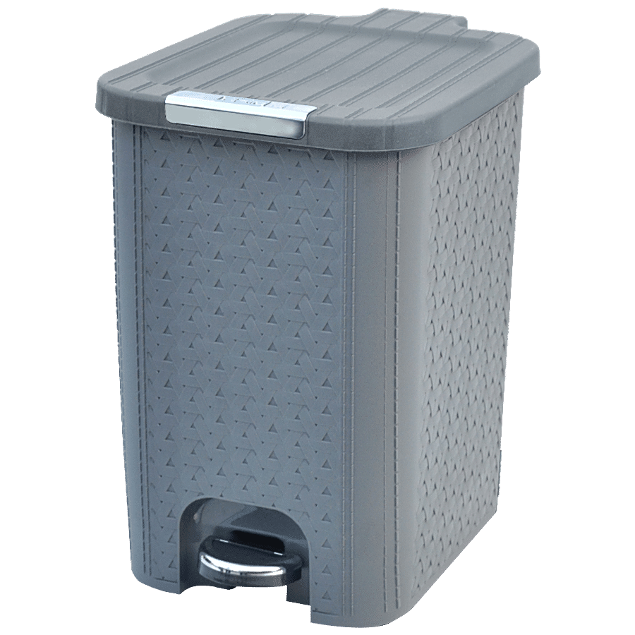 Flair Plastics Ultrahome Pedal Bin - Knit Design Pattern