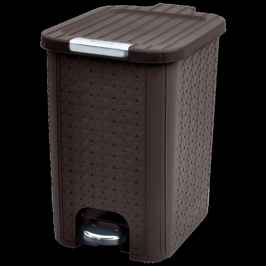 Flair Plastics Ultrahome Pedal Bin - Knit Design Pattern