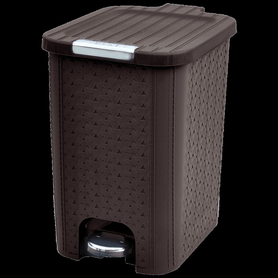 Flair Plastics Ultrahome Pedal Bin - Knit Design Pattern