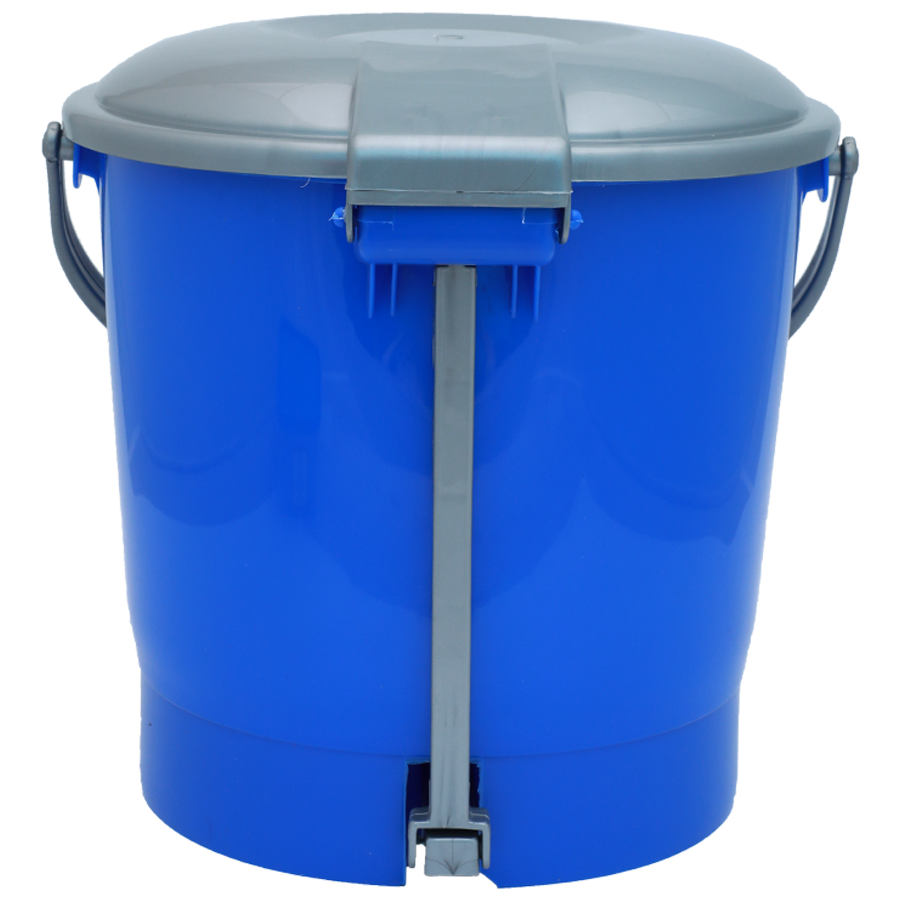 Laplast Pedal Plastic Dustbin / Garbage Bin - Blue