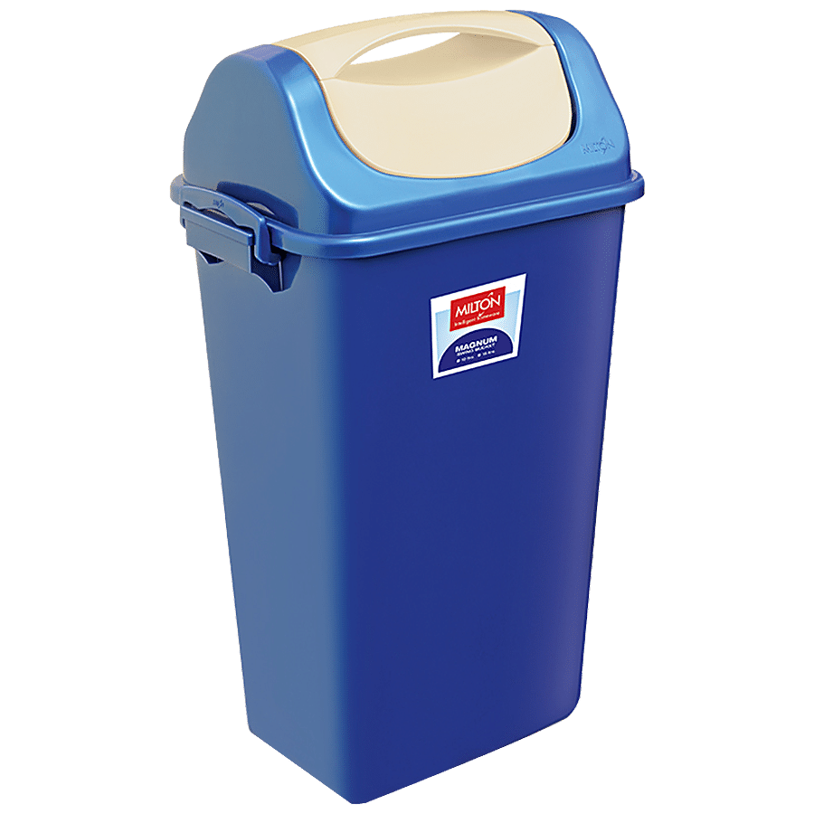 Milton Magnum Swing Plastic Dustbin - With Lid