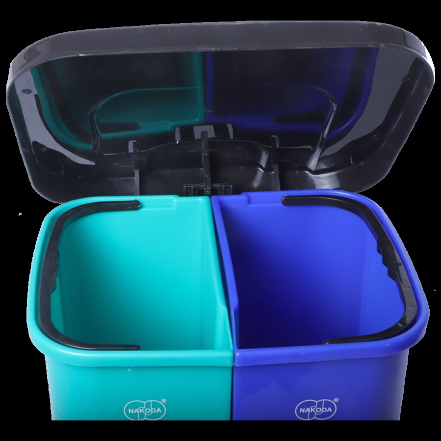 Nakoda Pedal Waste & Dust Bin Duo - Wet & Dry