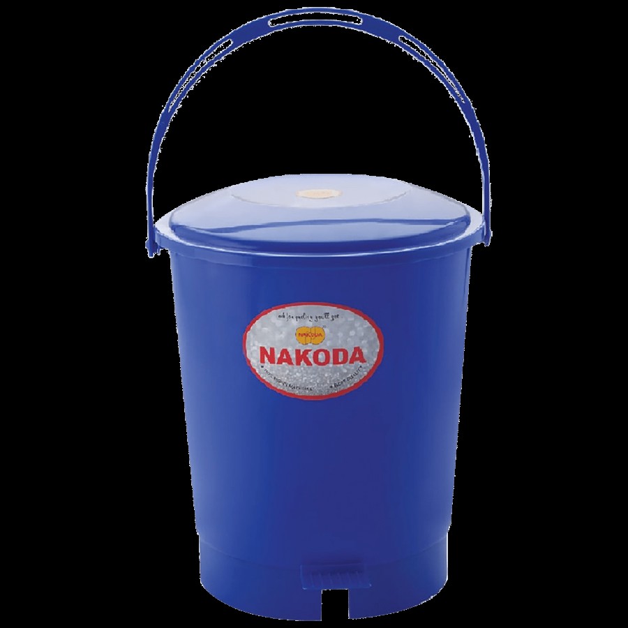 Nakoda Swachh Plastic Pedal Dust & Garbage Bin - Assorted Colour