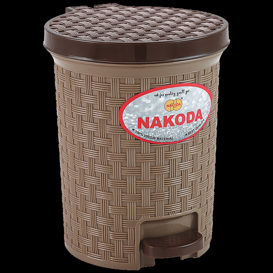 Nakoda Table Top Pedal Dustbin/Paper Bin - Assorted Colour