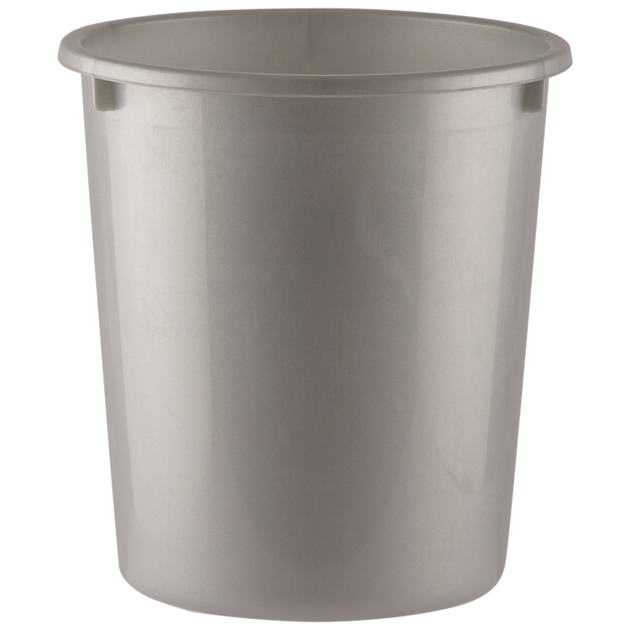 Polyset Embassy Dustbin -  Durable & Elegant Silver