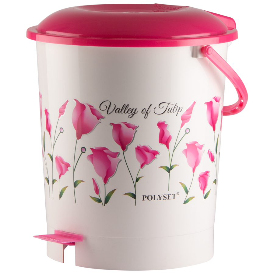 Polyset Super Pedal Bin - Valley Of Tulip Print