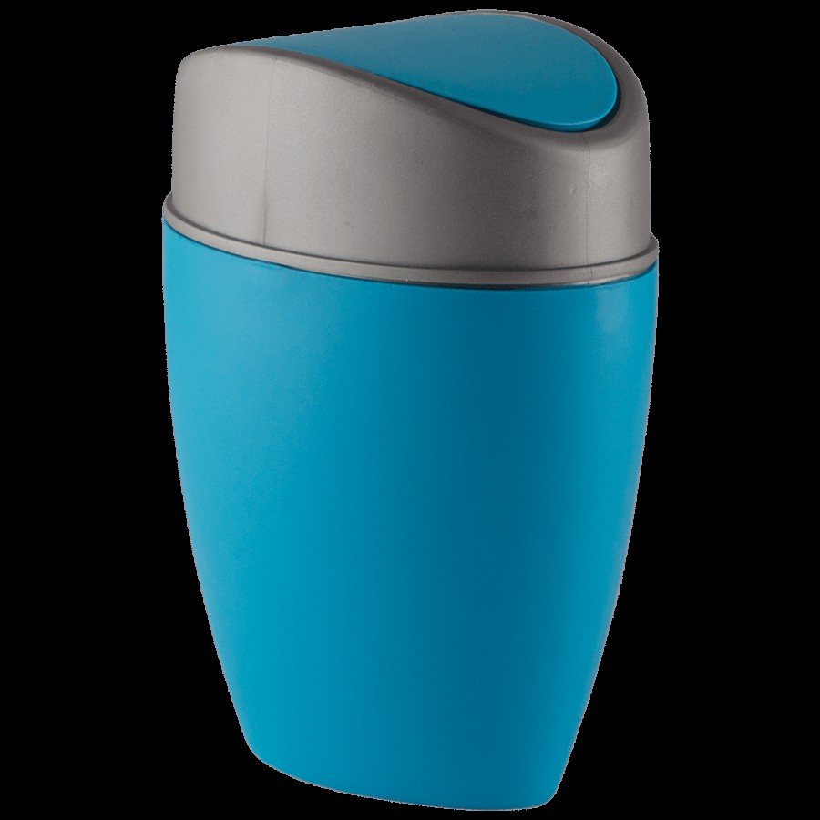 Polyset Tiny Table Top Dustbin - Blue