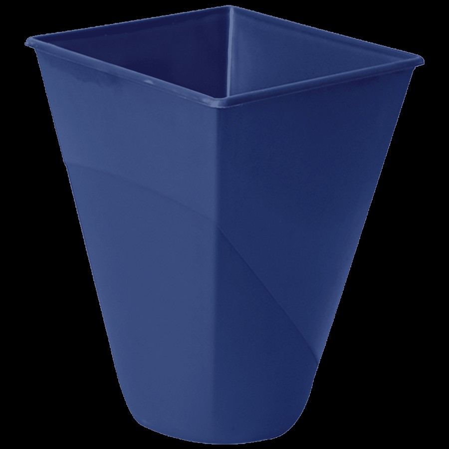 Princeware Open Square Dustbin / Garbage Bin Bucket - Blue Colour