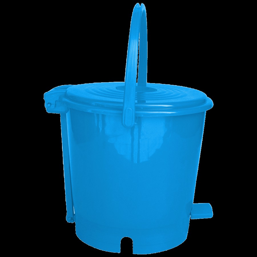 Princeware Pedal Dustbin / Garbage Bin with Lid - Blue Colour