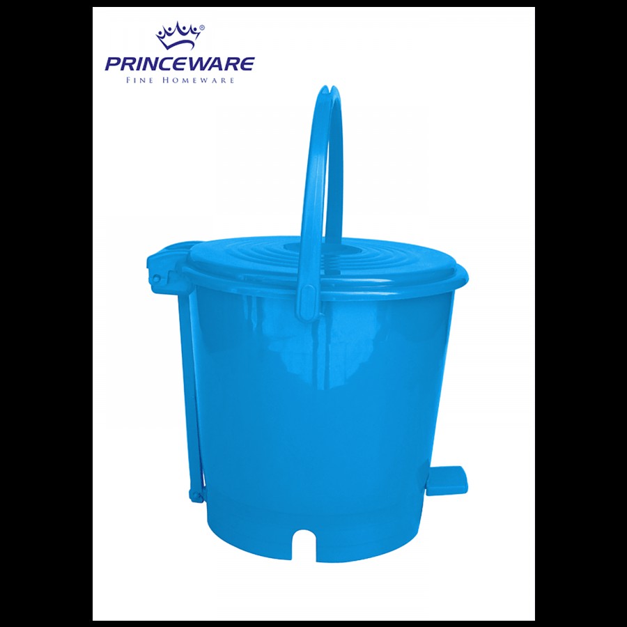 Princeware Pedal Plastic Dustbin / Garbage Bin - Small