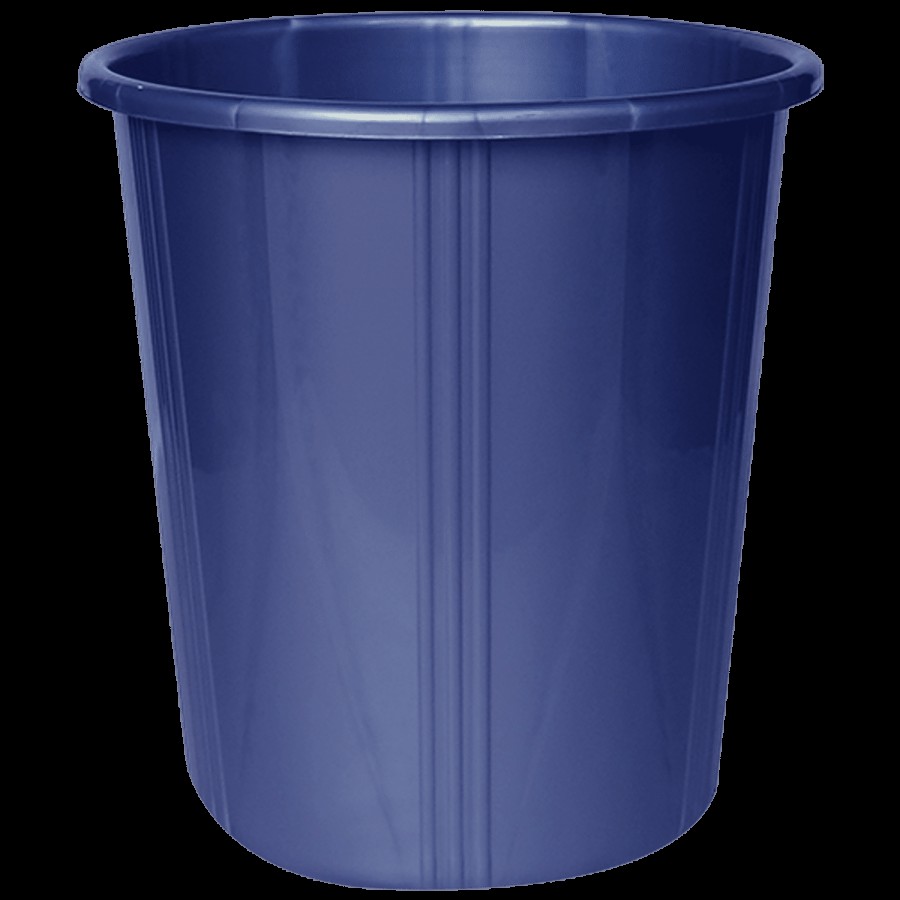 Princeware Plastic Dustbin / Garbage Bin without Lid - Blue Colour