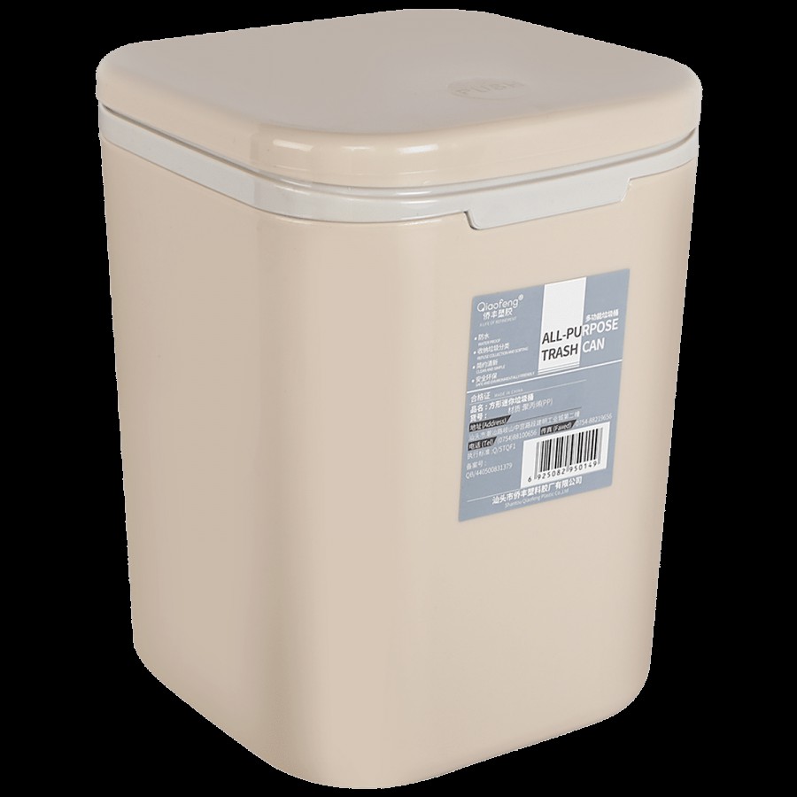 Qiaofeng Plastic All-Purpose Trash Can/Desk Dustbin