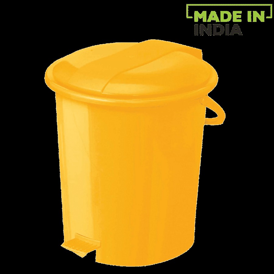 Ratan Pedal Plastic Dustbin / Garbage Bin - Small