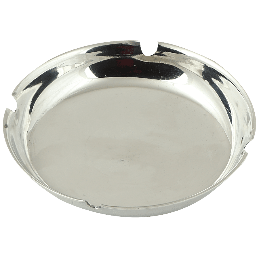 VC Stainless Steel Cigarettes Ash Tray - Round