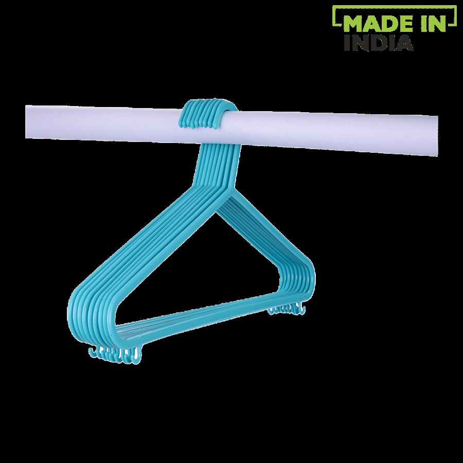 All Time Plastics Hanger /Cloth Hanger 033 - Turquoise