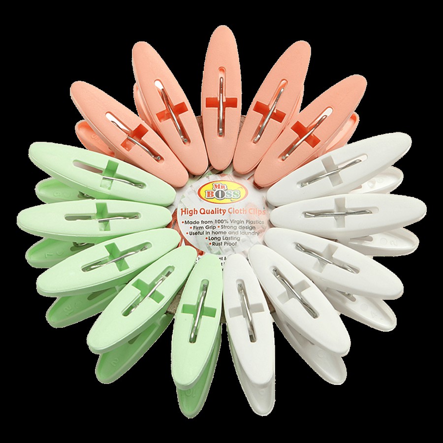 Mr. Boss Petal Cloth Clip/Drying Peg Set