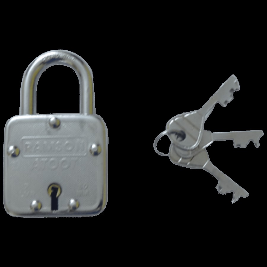 Ramson Iron Pad Lock With Three Keys - Strong