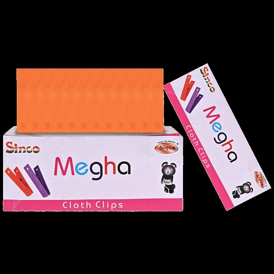 SINCO Megha Heavy Duty Plastic Cloth Clips/Pegs