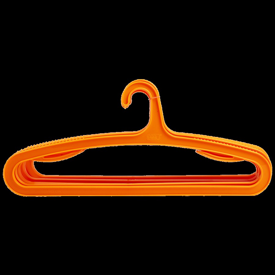 Swastik Housewares Plastic Hangers - Happy To Hang With Coller