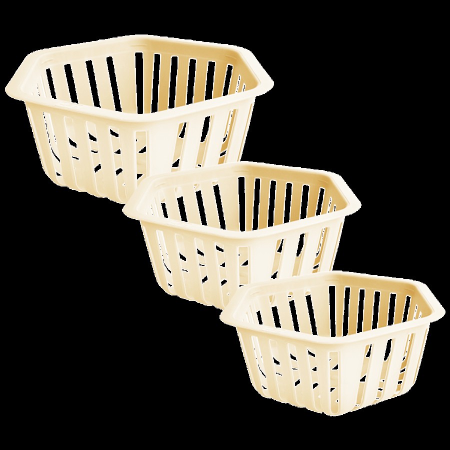 Flair Plastics Hexon Basket - Durable