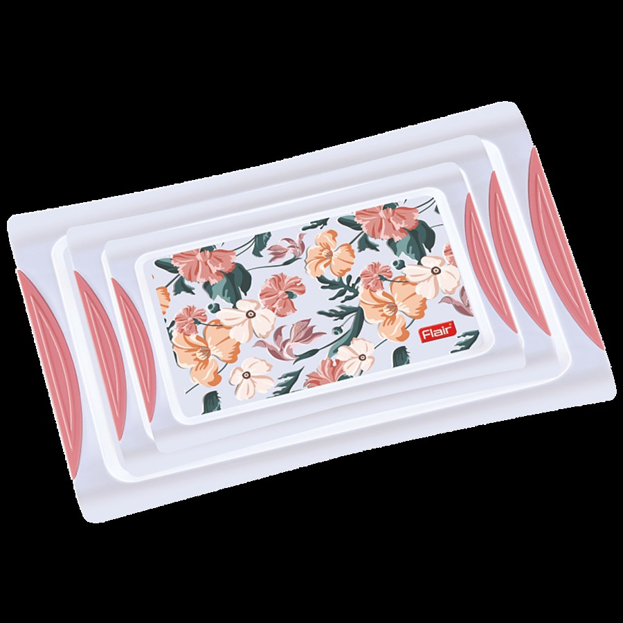 Flair Plastics Plastic Casablanca Serving Tray - Small