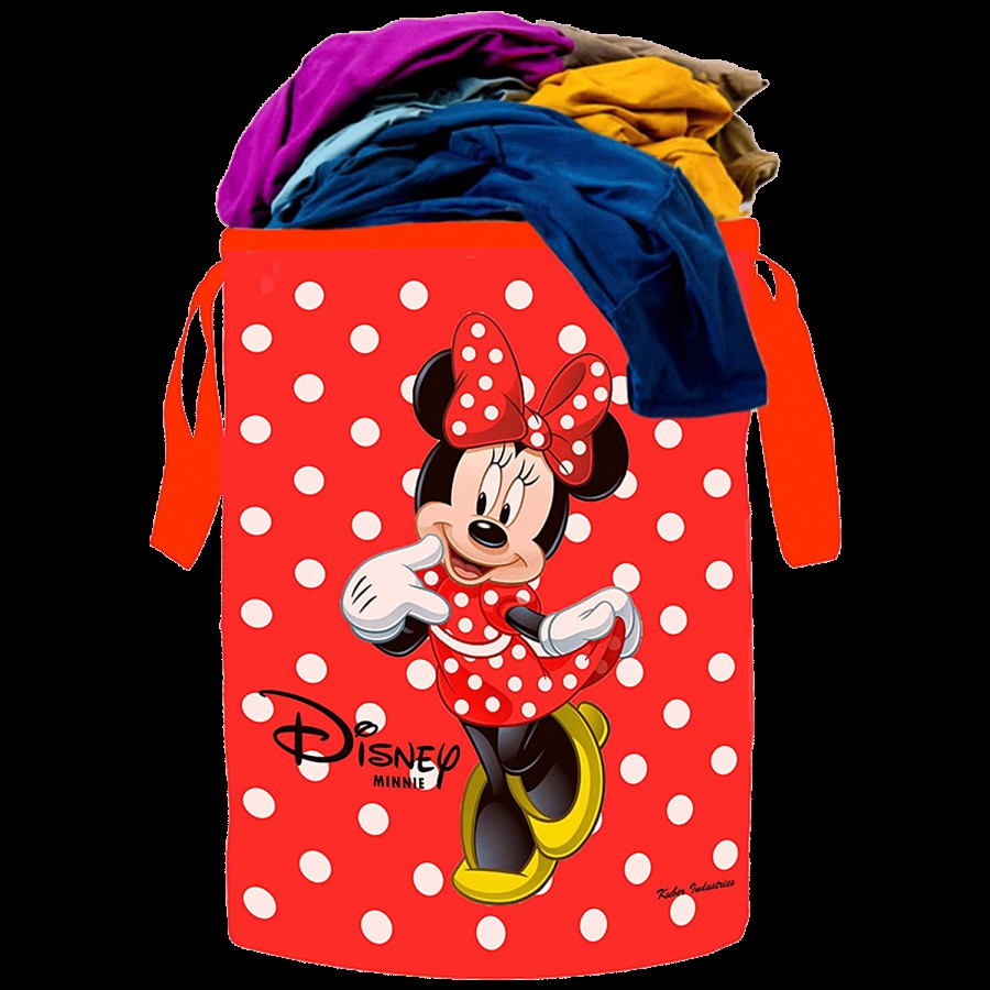 Kuber Industries Disney Printed Canvas Laundry Bag - CTKTC045418