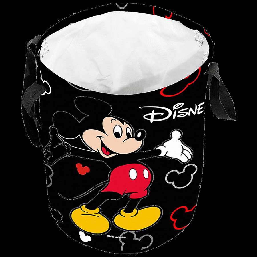 Kuber Industries Disney Printed Foldable Laundry Bag - KUBMART11619