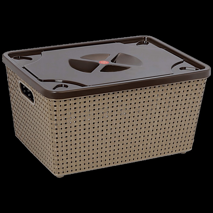 Nakoda Dune Plastic Basket 333 With Lid