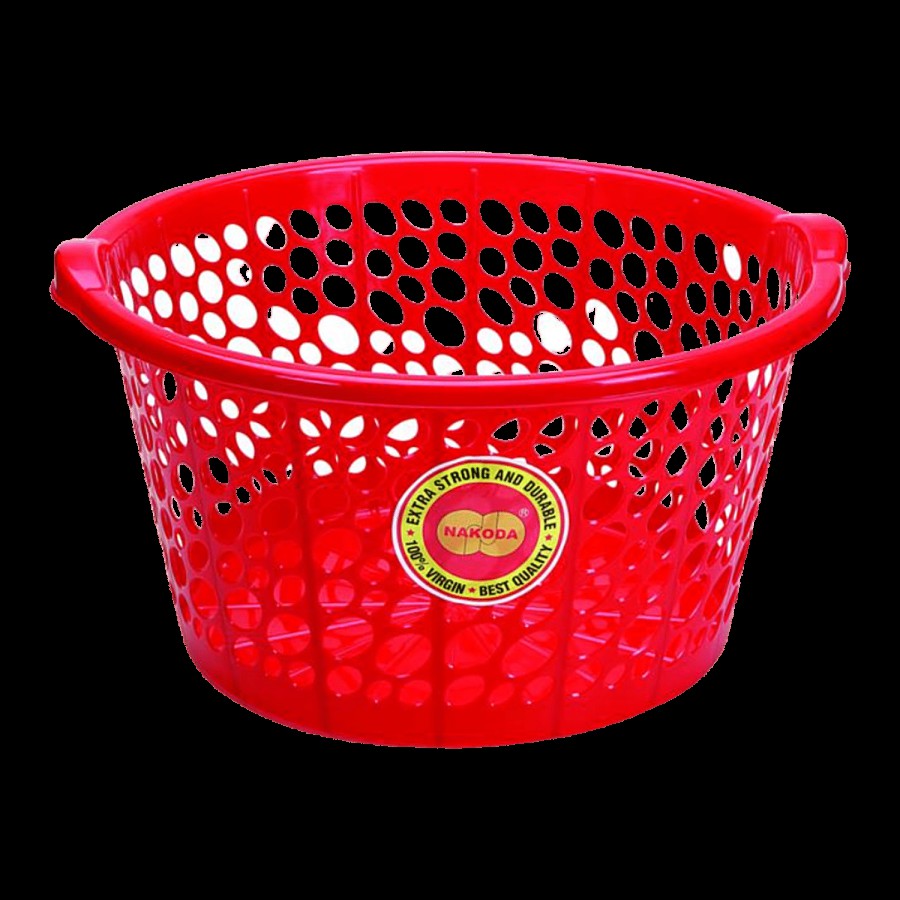 Nakoda Excel Plastic Laundry Basket - Small