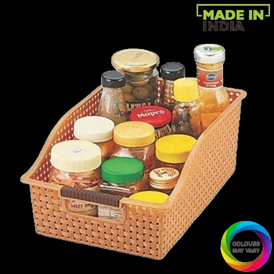 Nakoda Mint Multi Utility Plastic Basket/Tray - Medium