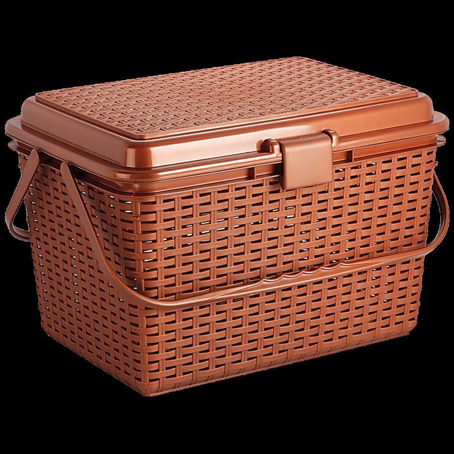 Nakoda Royal Plastic Basket - Big