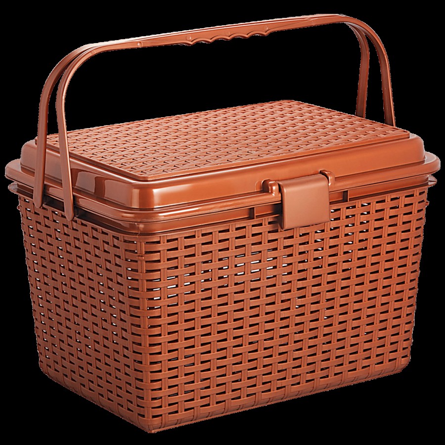 Nakoda Royal Plastic Basket - Big