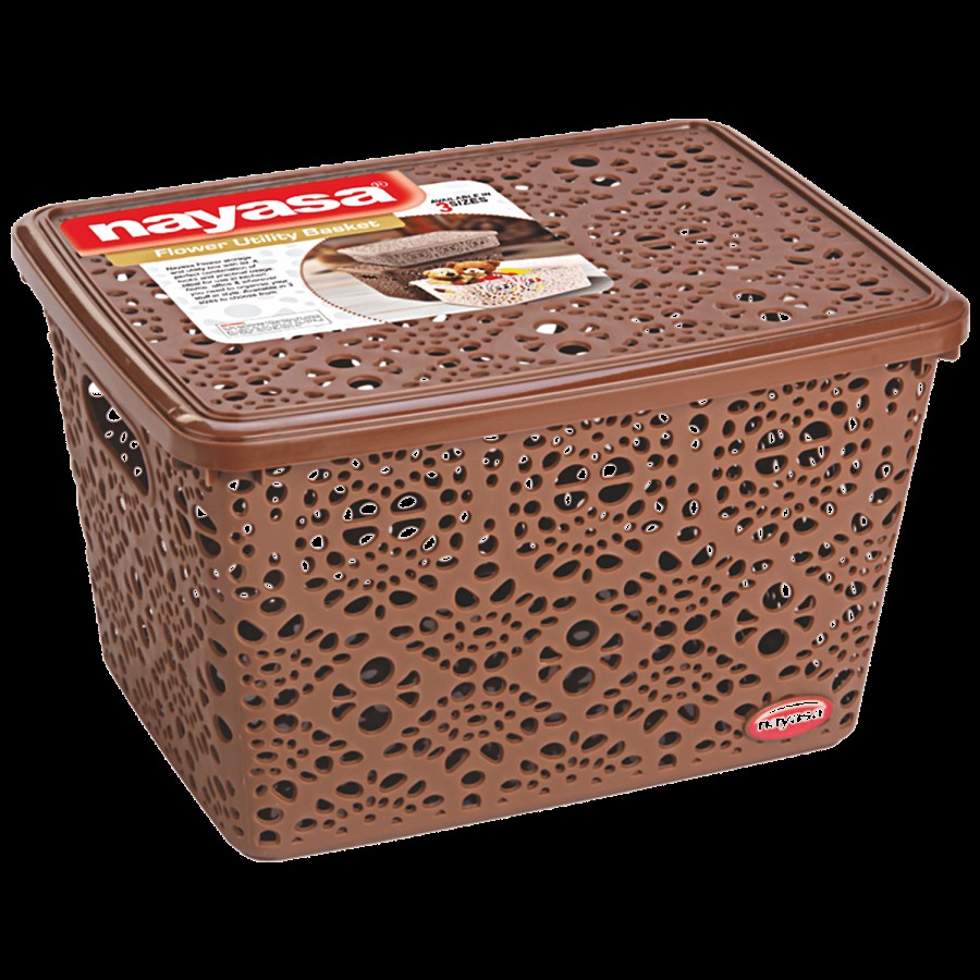 Nayasa Storage Utility Big Basket For Flowers