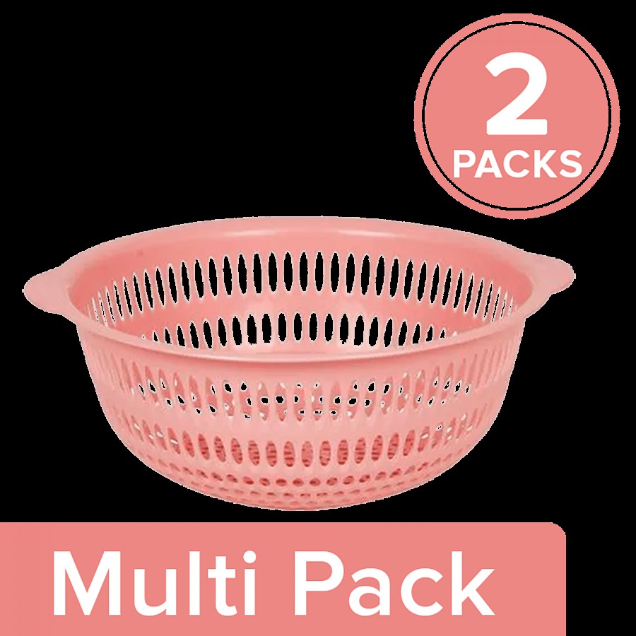 Polyset Fruty Multipurpose Plastic Basket - Medium