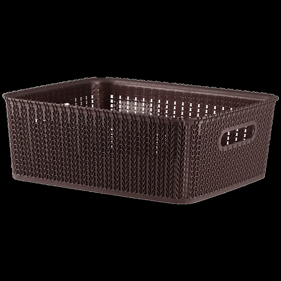 Polyset Marvel 20 Multi Storage Plastic Basket - Without Lid