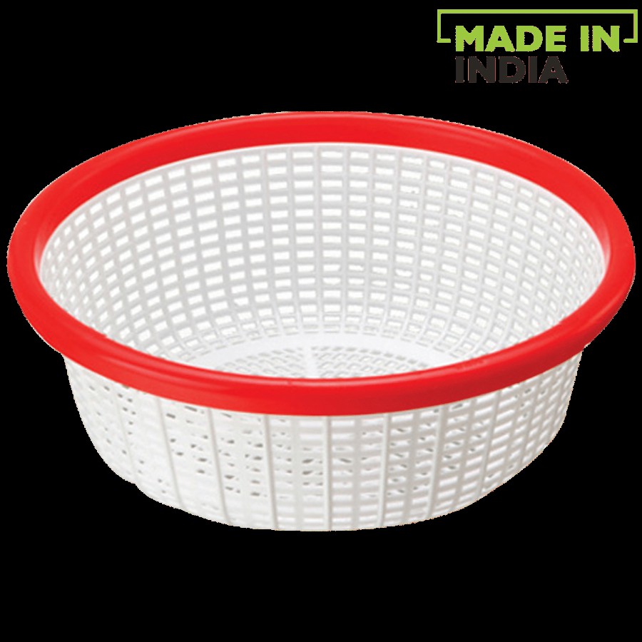 Ratan Fruit & Vegetable Colander/Basket/Strainer - Small