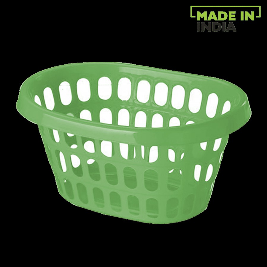 Ratan Multipurpose Plastic Basket - Laundry/Clothes