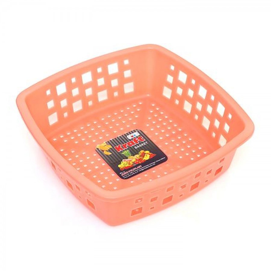 Swastik Krafty Multi-Purpose Plastic Basket - Big