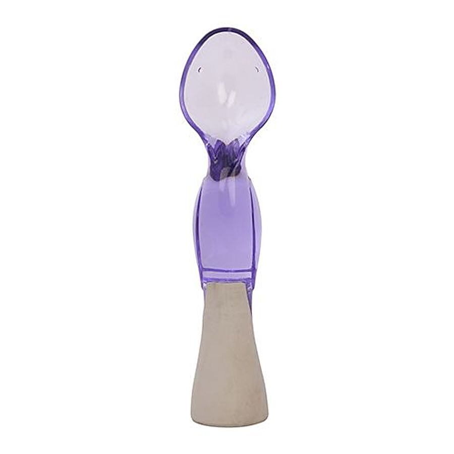 DP Plastic Dessert Spoon - Purple