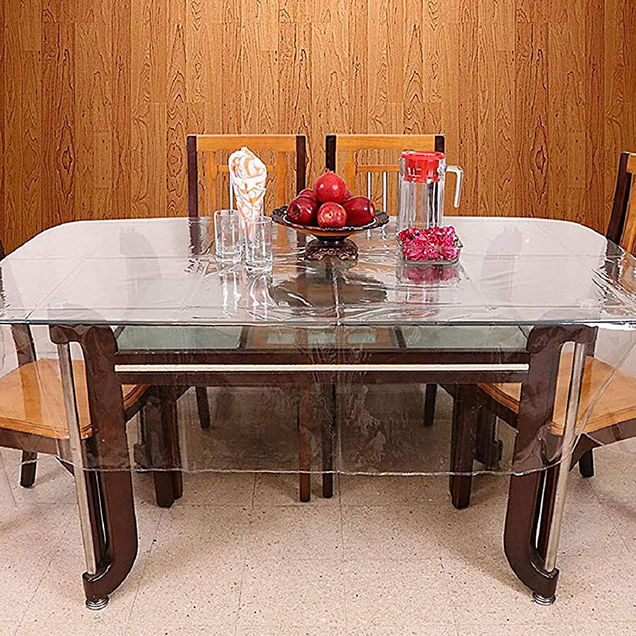 JBG Home Store Transparent Dining Table Cover - 6 Seater