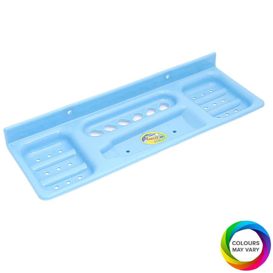 Aaniya 2-in-1 Plastic Soap Case - Assorted Colour