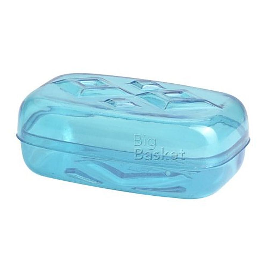 All Time Plastic Soap Box Diamond Cut - Blue