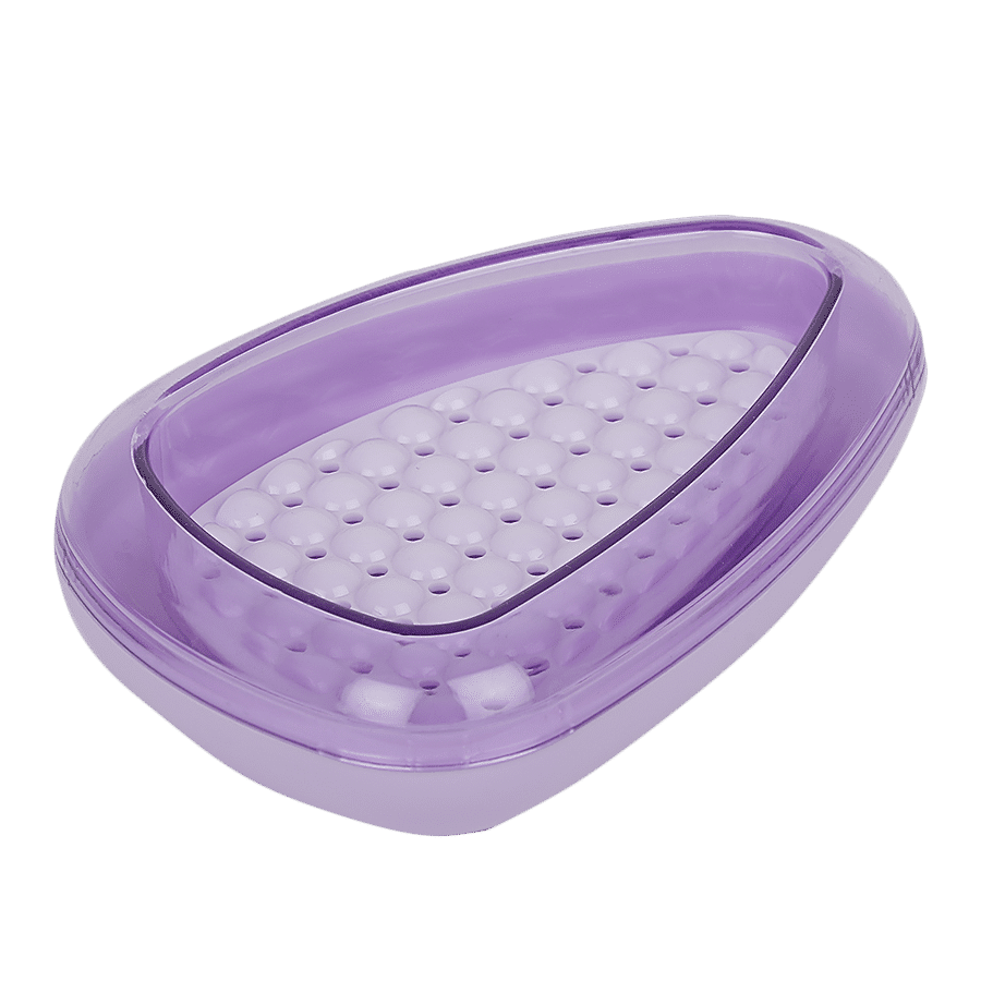 DP Plastic Soap Dish - Purple