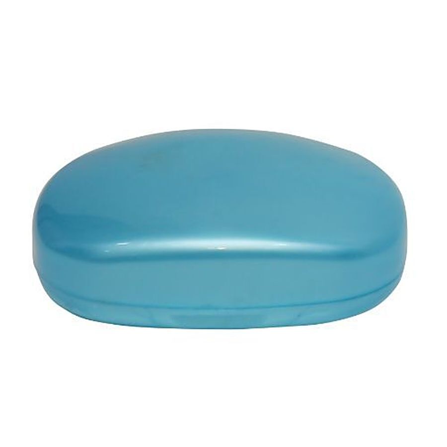 Plasto World Soap Case with Lid - Blue