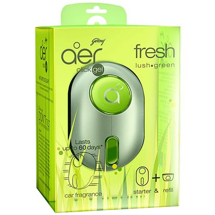 Godrej Aer Click Gel - Car Vent Air Freshener Kit