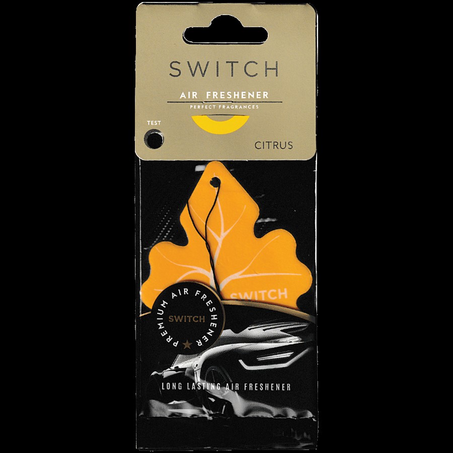 Switch Car Air Freshener - Citrus