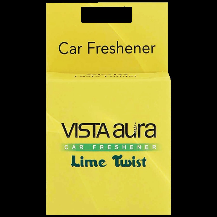 Vista Aura Car Freshener - Lime Twist