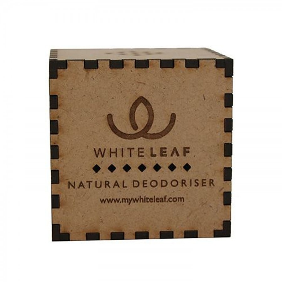 White Leaf Car Deodoriser - Natural