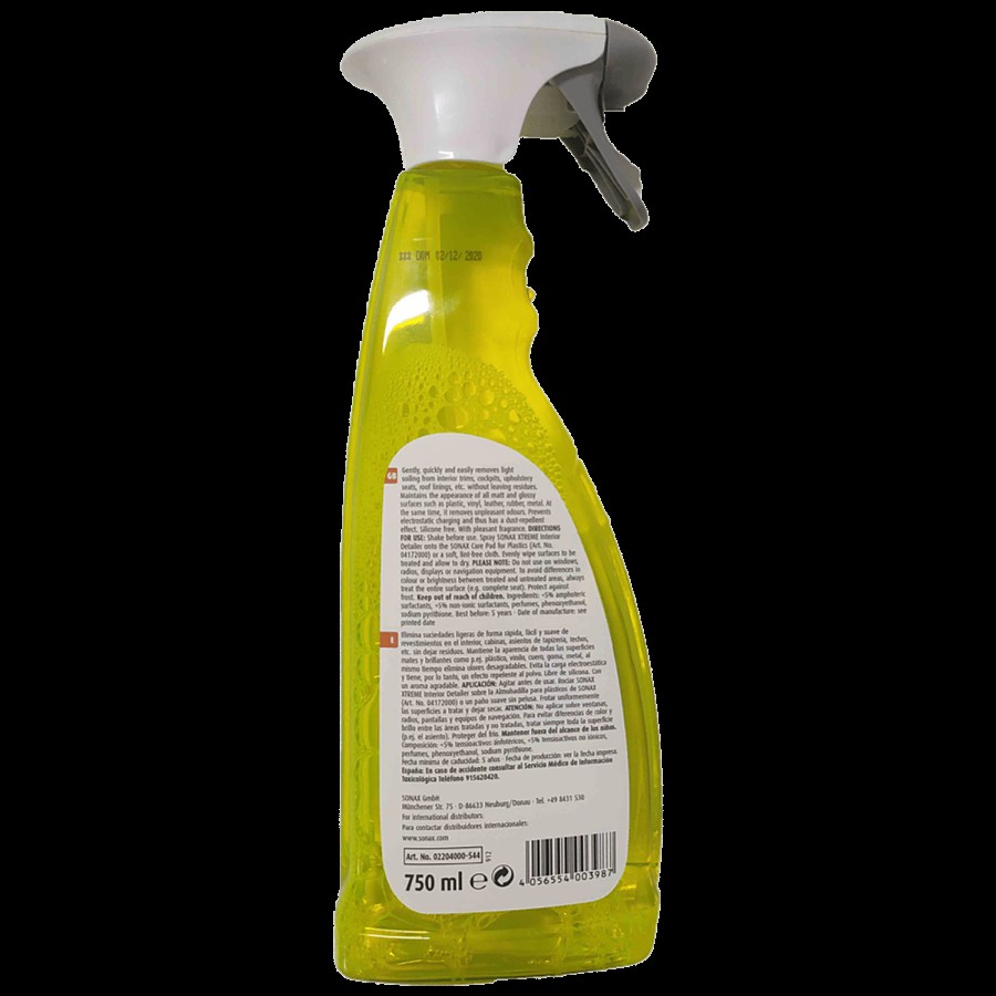 Sonax  Extreme Interior Detailer - Cleans Maintains & Protects Surfaces