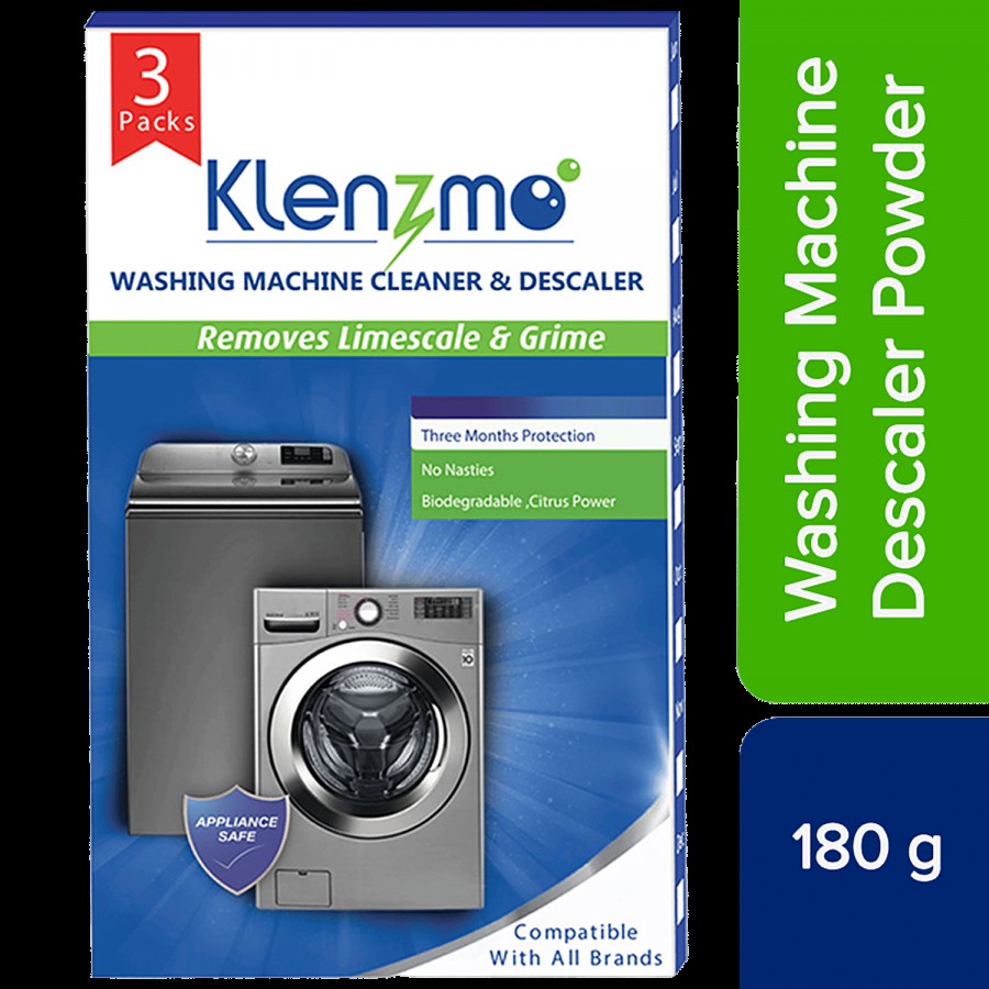 Klenzmo Washing Machine Cleaner & Descaling Powder